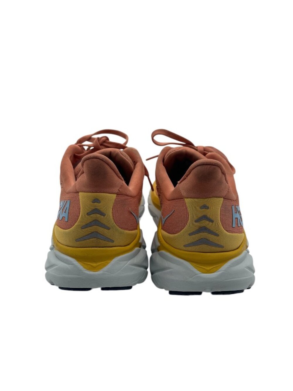 Hoka Womens One One Clifton 8 Sneakers Size 8.5B Sun Baked / Shell Coral - Picture 6 of 8